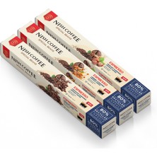 Nish Coffee Aromalı Kapsül Kahve 3'lü Set (Karamel-Çikolata-Fındık) - 30 Adet