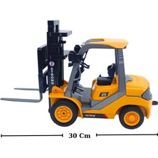 Acar Oyuncak 1:18 Ölçek Uzaktan Kumandalı 9 Kanallı Alaşım Oyuncak Forklift