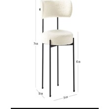 Kaktüs Avm Teddy Sandalye Mutfak Sandalyesi Salon Sandalyesi Cafe Restaurant Sandalyesi Bar Sandalyesi