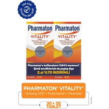 Asfstore Pharmaton Vitality 30 Tablet Avantajlı 2'li Paket - 2.si %70 
