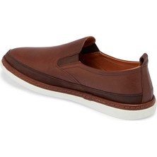 Tergan  Kahve Hakiki Deri Erkek Casual Ayakkabı - E25I1AY57266-A24