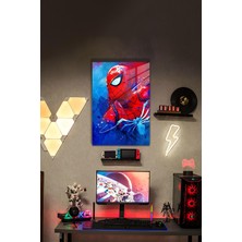 Örümcek Adam Temalı Hd Metal Tablo Poster