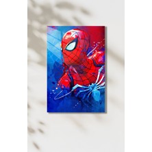 Örümcek Adam Temalı Hd Metal Tablo Poster