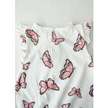 Organik Butterfly 3'lü Set Beyaz