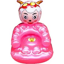 Çocuklar Için Şişme Koltuk Sevimli Hayvanlar Tasarımlı 55 x 55 x 60 cm