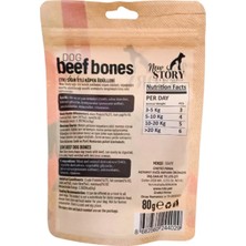 Dog Beef Bones 6X80GR. Biftekli, Köpek Ödül Maması