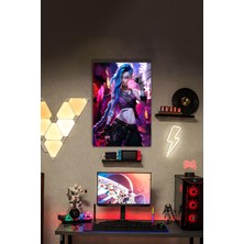 Arcane Jinx Temalı Hd Metal Tablo Poster