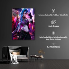 Arcane Jinx Temalı Hd Metal Tablo Poster