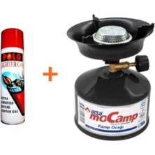 Iksa Mocamp Mini Kamp Ocak Gazlı Kamp Ocağı Pratik Piknik Tüpü + Çakmak Gazlı