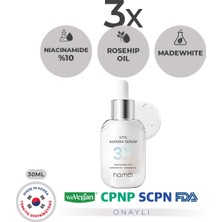 Hamel 3x Vita Aurora Serum %10 Niacinamide Koyu Leke Karşıtı Serum Kore 30 ml