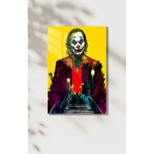 Joker Temalı Renkli Hd Metal Tablo Poster