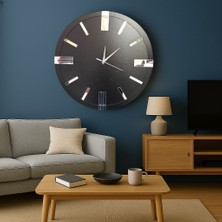 Dekoratif Ahşap Duvar Saati Lüks Duvar Dekoru Sessiz Mekanizma Modern Saat Ahşap Saat Wall Clock