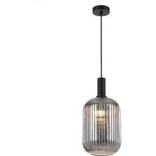 Mylights Rustik  Füme Avize 15CM  Spor Tekli Avize Cafe  Salon Koridor Yatak Odası