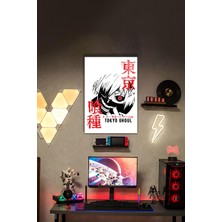 Tokyo Ghoul Ken Kaneki Temalı Hd Metal Tablo Poster