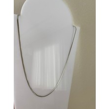 Çelik Silver Ince Italyan Zincir Kolye