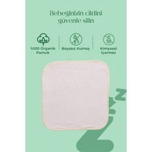 Dezeya Natura Home Boyasız Organik Pamuk 10'lu Baby Mendil