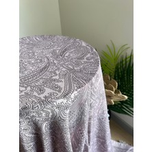 Vavscarfs Hint Desen Pamuk Soft Şal Siyah-Pudra