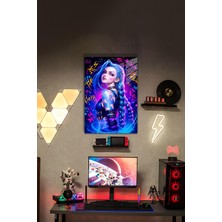 Arcane Jinx Temalı Hd Metal Tablo Poster