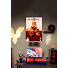 Gow Kratos Hd Metal Tablo Poster