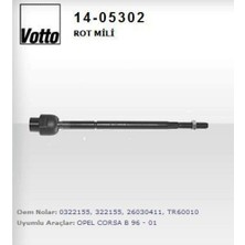 Votto 14 -05302 Rot Mili Corsa B 93-00 Combo 94-01 Tıgra 94-00