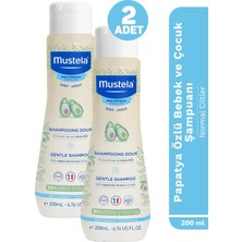 Asfstore Mustela Gentle Shampoo Papatya Özlü Şampuan 200 ml 2 Adet