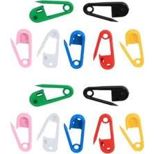 Çengelli Iğne Plastik Renkli 10 Adet 2 cm