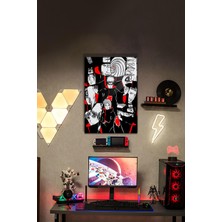 Naruto Akatsuki Karakterleri Temalı Hd Metal Tablo Poster