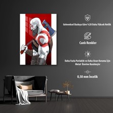 God Of War Kratos Metal Poster Tablo