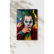Joker Temalı Renkli Hd Metal Tablo Poster