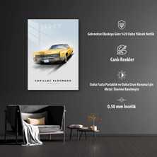 1967 Cadillac Eldorado Retro Metal Poster Tablo