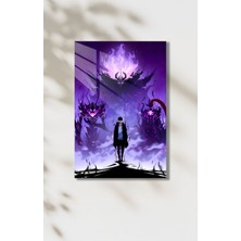 Solo Leveling Temalı Hd Metal Tablo Poster
