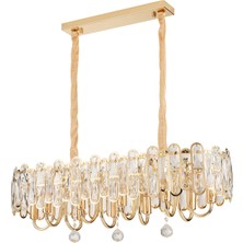 Tortes 80'lik Gold Kristal Taşlı Avize