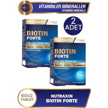 Asfstore Nutraxin Biotin Forte Tablet 60'lı 2 Adet