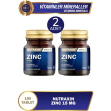 ASF Store Nutraxin Zinc 15 Mg 100 Tablet 2  Adet