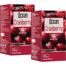ASF Store Orzax Ocean Cranberry Turna Yemişi Ekstresi 36 Mg Pac 30 Kapsül 2 Adet
