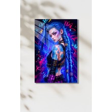 Arcane Jinx Temalı Hd Metal Tablo Poster