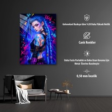 Arcane Jinx Temalı Hd Metal Tablo Poster