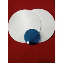 Şık ve Pratik 6'lı Altlık Seti – 3 Tabak + 3 Bardak Altlığı (22 cm & 10 Cm)