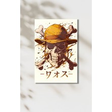 One Piece Korsan Bayrağı Temalı Hd Metal  Poster
