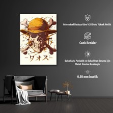 One Piece Korsan Bayrağı Temalı Hd Metal  Poster