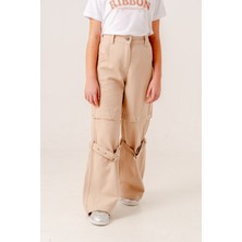 Kız Çocuk Şort Keten Pantolon 2568