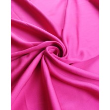 Şeker Pembe Renkte Pamuk Saten (En  125 cm x Boy  190 Cm)