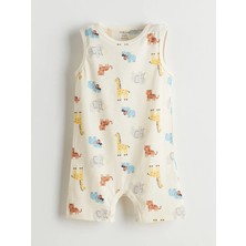 Lcw Baby Yeşil Bisiklet Yaka Erkek Bebek Penye Tulum 3'lü