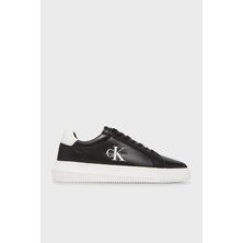 Calvin Klein Logolu Deri Sneaker Ayakkabı YM0YM013170GJ Erkek Ayakkabı YM0YM01317 0gj