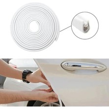 Lancia Voyager Oto Araç Kapı Koruma Fitili 5metre Parlak Beyaz Renk Çarpma Çizilme Önleyici Fitil