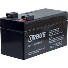 Orbus 12 Volt 1.3 Amper Kuru Akü ORB12-1.3 (96X42X52 Mm)