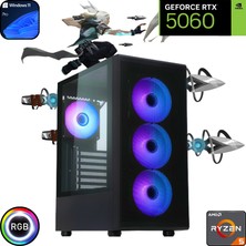 Güneysu Ryzen 5 7500F 32GB Ddr5 1tb SSD Rtx 5060 Windows 11 Pro Masaüstü Bilgisayar