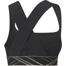 Mid Impact Deco Glam Bra Black-Deco