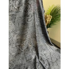 Vavscarfs Hint Desen Pamuk Soft Şal Siyah-Beyaz