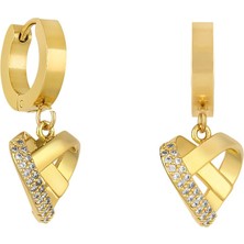 14K Altın Kaplama Çelik Küpe